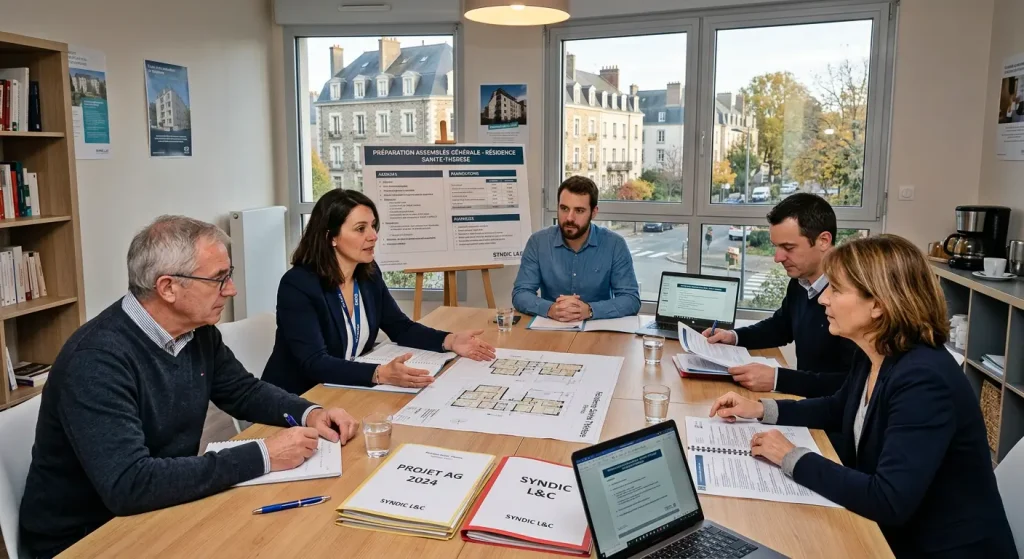 assemblée générale pour une copropriété à Rennes