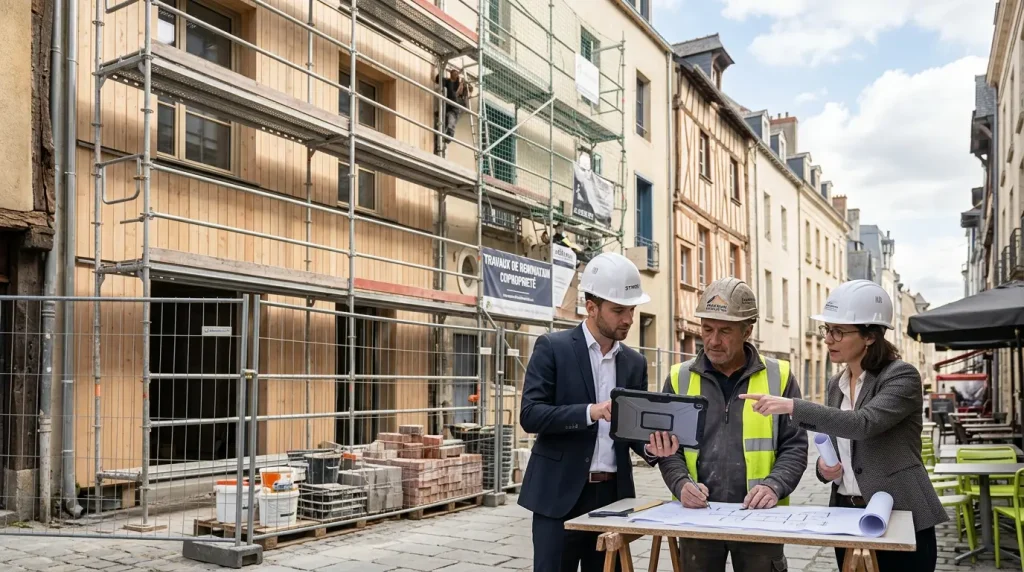 Suivi des travaux par le syndic de copropriété à Rennes